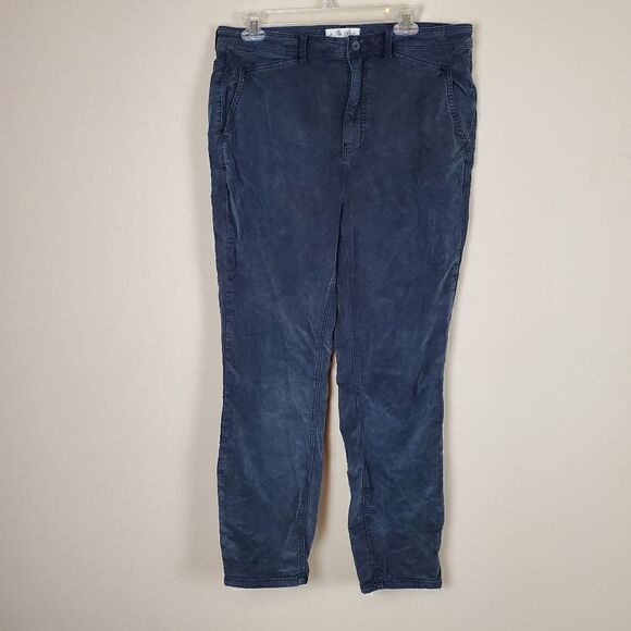 We The Free Black Corduroy Pants Size 14 - Picture 1 of 7